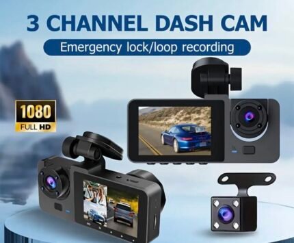 3 Channel Full HD 4K Dash Cam-Open Box