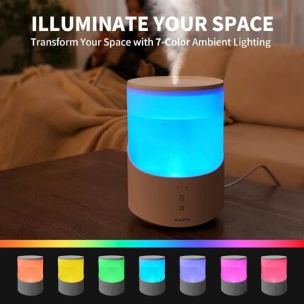Clarston Humidifiers & Oil Diffuser for Bedroom-Open Box