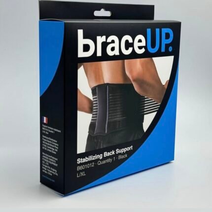 BraceUP Back Support, Back Brace for Men and Women - Lumbar Support Lower Back Belt