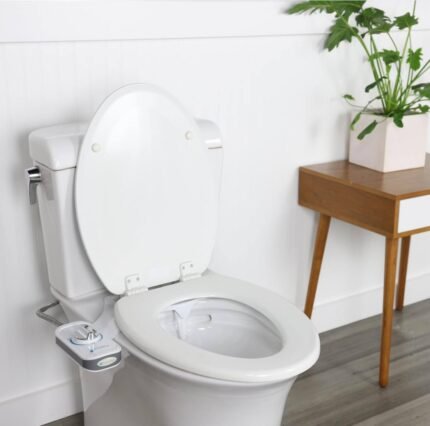 PureSpa Easy-Non-Electric Bidet Attachment with Self-Cleaning Nozzles-Never Used