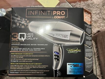 INFINITYPRO Conair Hair Dryer-Never Used