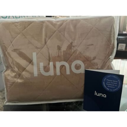 LUNA Adult Weighted Blanket 12Lbs Cooling Blanket-Never Used