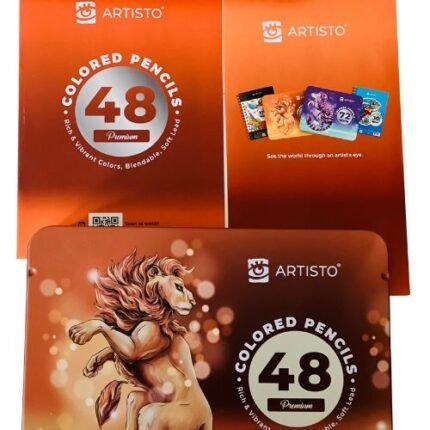 Artisto Premium 48 Colored Pencils 3.8mm Soft Core Leads-Never Used