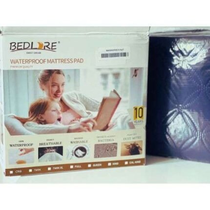 BEDLORE King Size Waterproof Mattress Protector Cover-Never Open