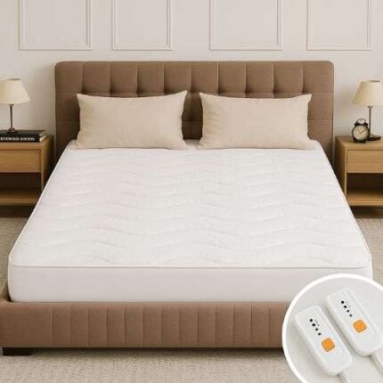 Templewet Heated Mattress Pad Queen Size - Dual Control Electric Mattress-Never Used