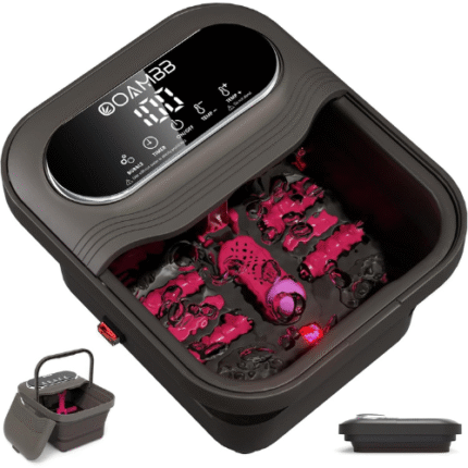 OOAMBB Collapsible Heated Foot Spa Massager with XL Touch Screen & Bubbles - Never Used