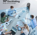 13 inch Portable Mini Bladeless Quiet Fan Fan - Image 4