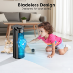 13 inch Portable Mini Bladeless Quiet Fan Fan - Image 2