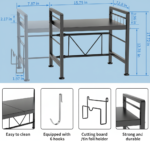 Heavy Duty Extendable & Adjustable Microwave Rack Rack - Image 2