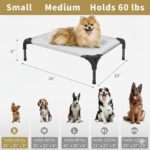 Elevated Cooling Dog Bed for Small Dogs Dogs - Image 6