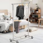 Simple Houseware Standard Double Rod Garment Rack