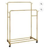 Multi Functional Double Rod Rolling Garment Rack - Image 2