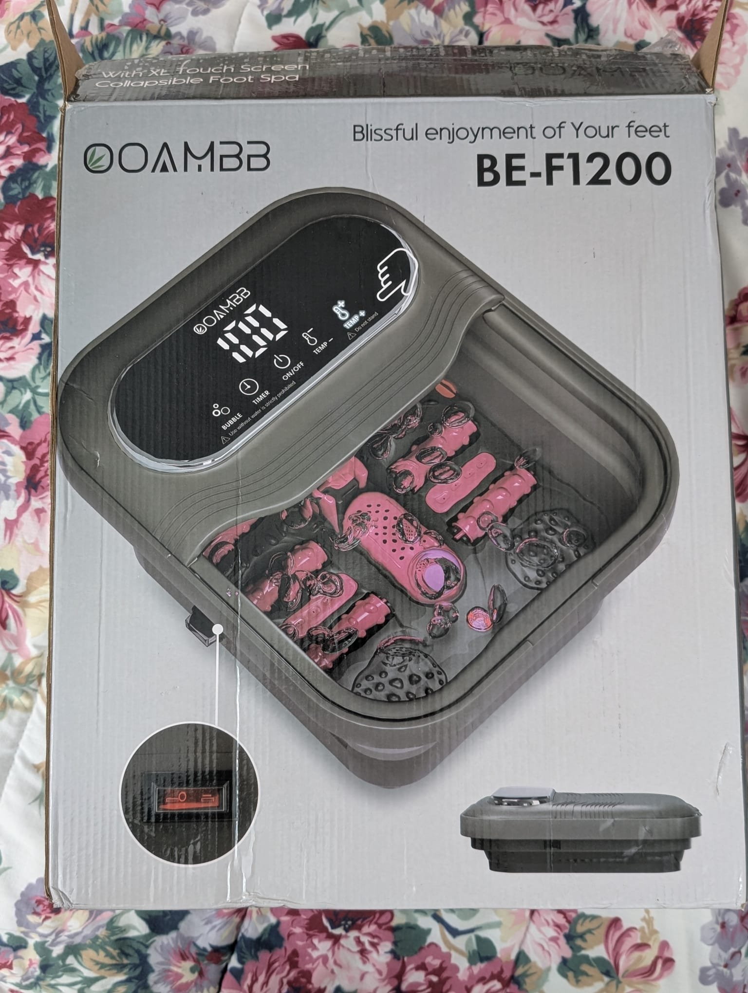 Collapsible Foot Spa Massager with Heat