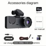 3 Channel Full HD 4K Dash Camera - Image 3
