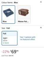 Tefici Electric Heated Machine Washable Blanket - Image 2