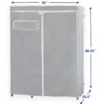 SimpleHouseware Portable Closet Organizer Storage Rack - Image 5