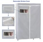 SimpleHouseware Portable Closet Organizer Storage Rack - Image 4