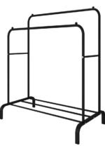 Garment Rack Freestanding Hanger Double Rods - Image 3